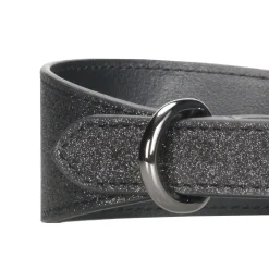 leveä solkipanta, musta glitter>Collar of Sweden Online