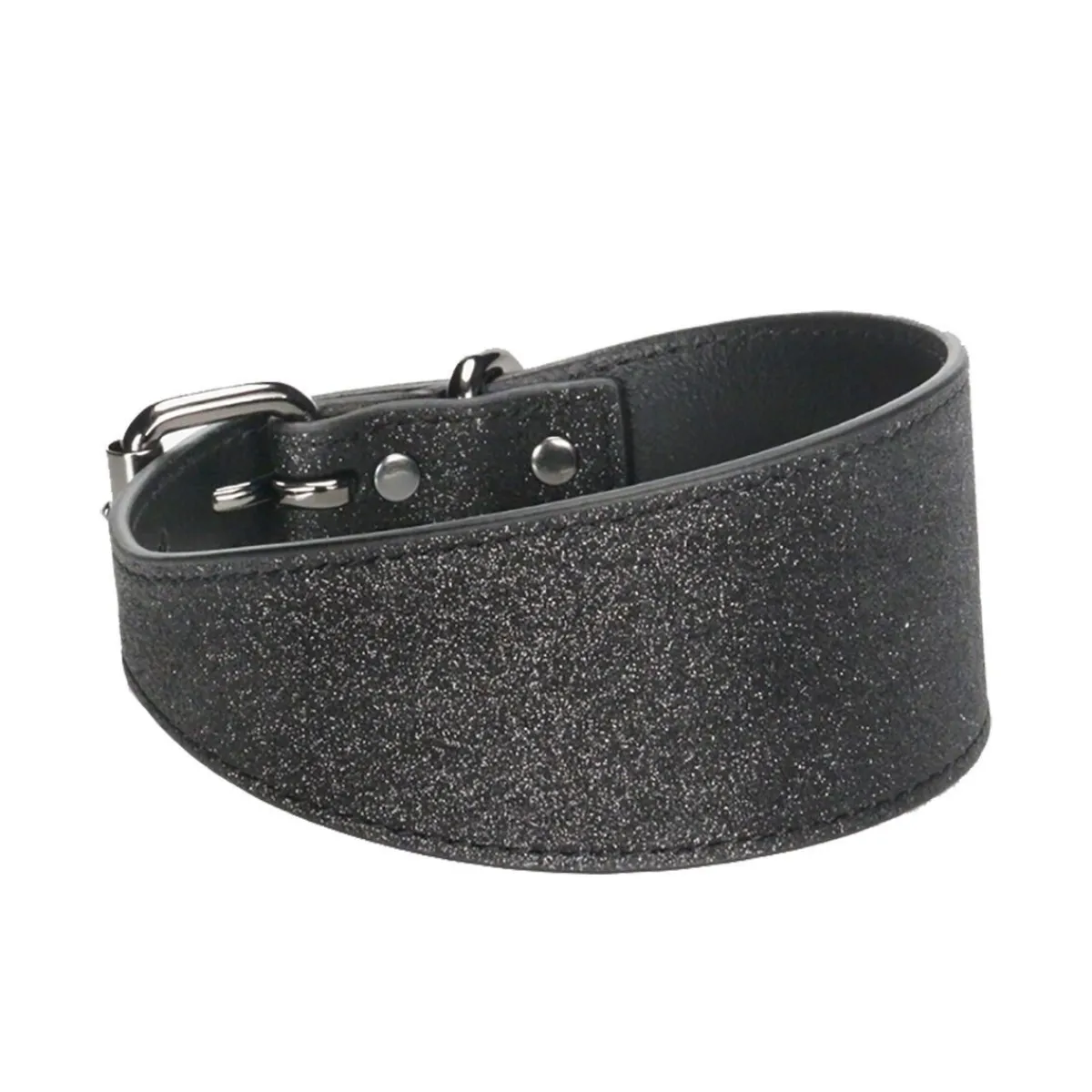 leveä solkipanta, musta glitter>Collar of Sweden Online