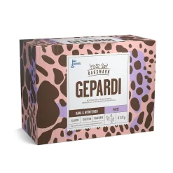 Gepardi pennulle, kana-hyönteispatee 8x70g>Dagsmark New