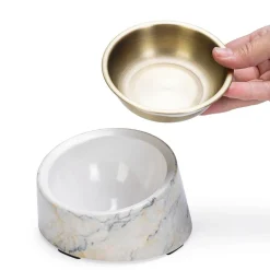Vita kissankuppi, beige>Designed by Lotte Best