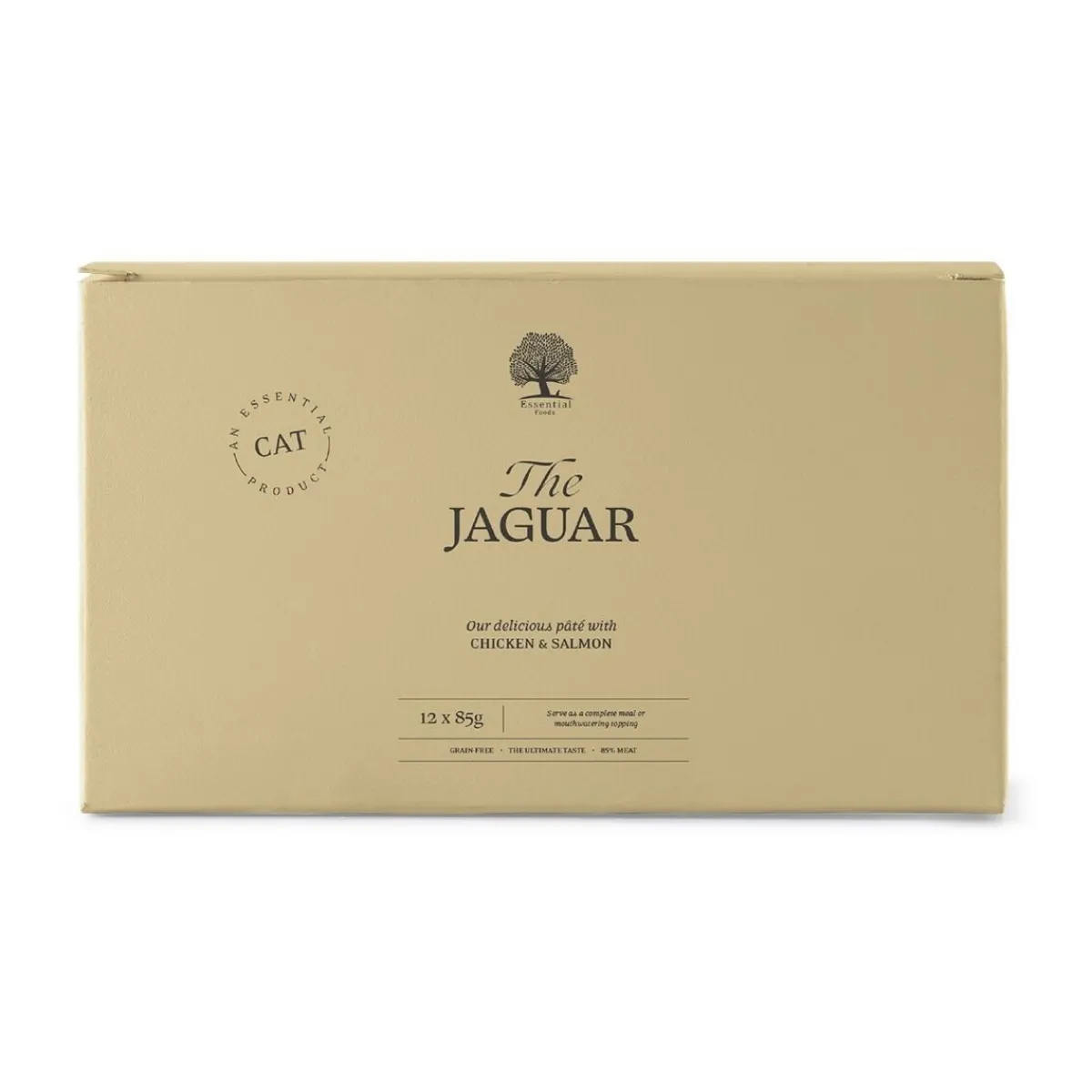 ESSENTIAL the JAGUAR PATÉ 12x85g>Essential Foods Hot