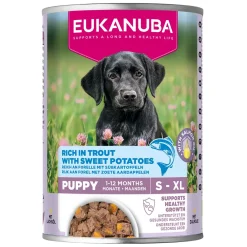 Dog Wet Puppy Taimen & Bataatti 400 g>Eukanuba New