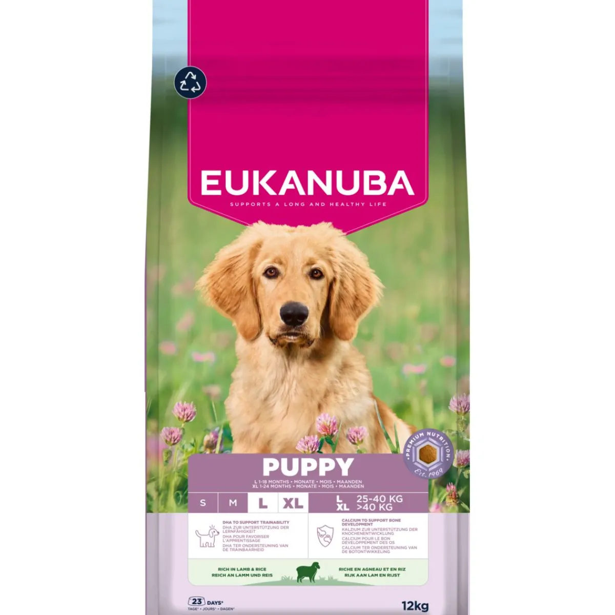 Puppy&Jr LB Lamb&Rice 2 x 12kg>Eukanuba Discount