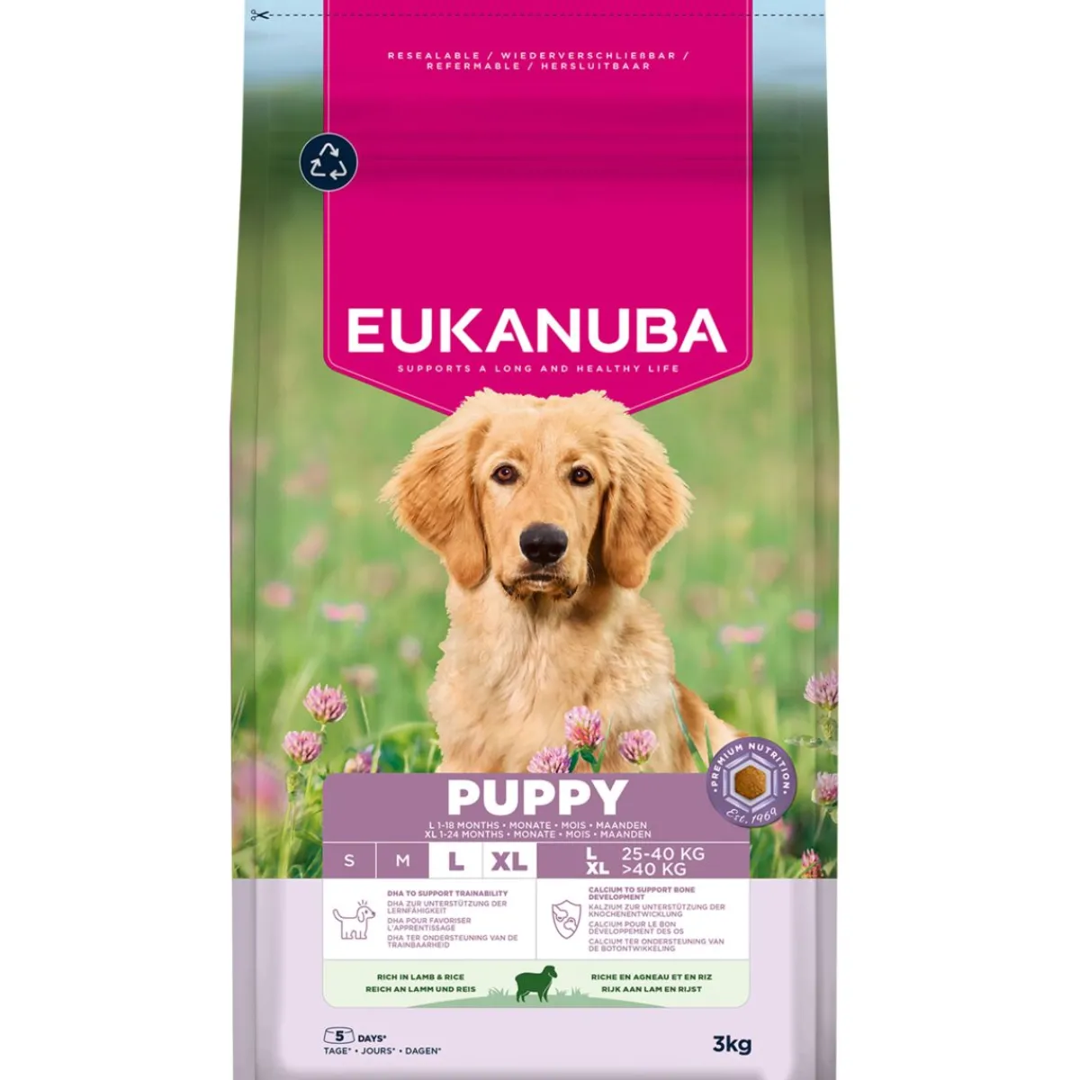 Puppy&Jr LB Lamb&Rice 2 x 12kg>Eukanuba Discount