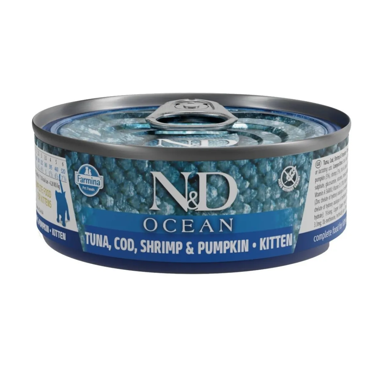 N&D Cat Ocean Tuna & Pumpkin Kitten 70 g>Farmina Clearance
