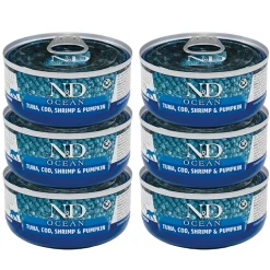 N&D Cat Ocean Tuna & Pumpkin 6x70g>Farmina Best