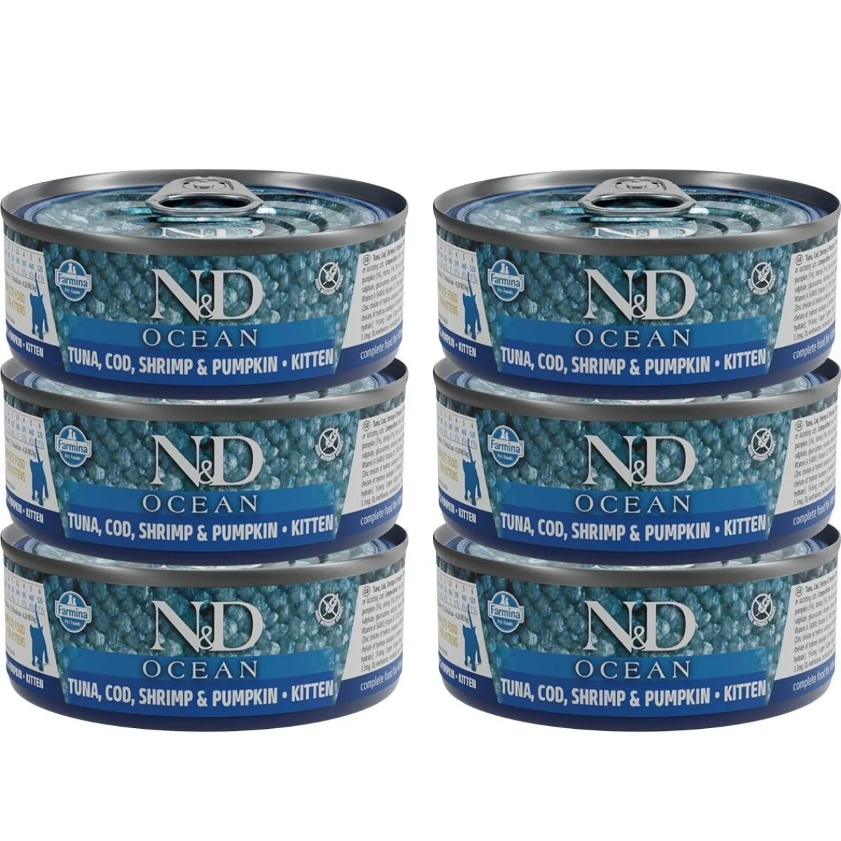 N&D Cat Ocean Tuna & Pumpkin Kitten 6 x 70 g>Farmina Discount