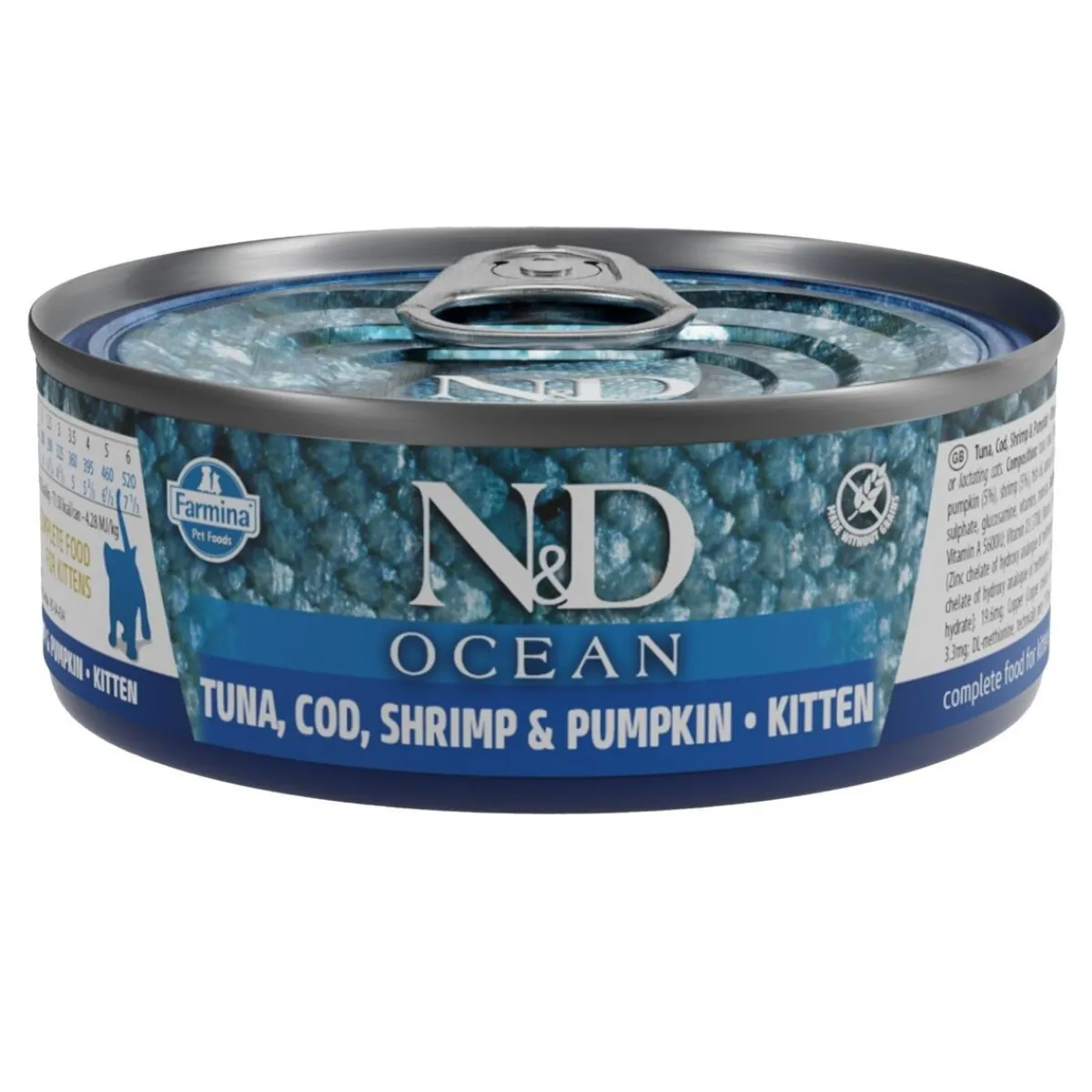 N&D Cat Ocean Tuna & Pumpkin Kitten 6 x 70 g>Farmina Discount