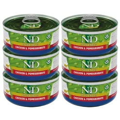 N&D Cat Prime Chicken & Pomegranate 6x70g>Farmina Best