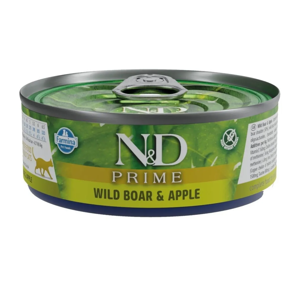 N&D Cat Prime Wild Boar & Apple 6 x 70 g>Farmina