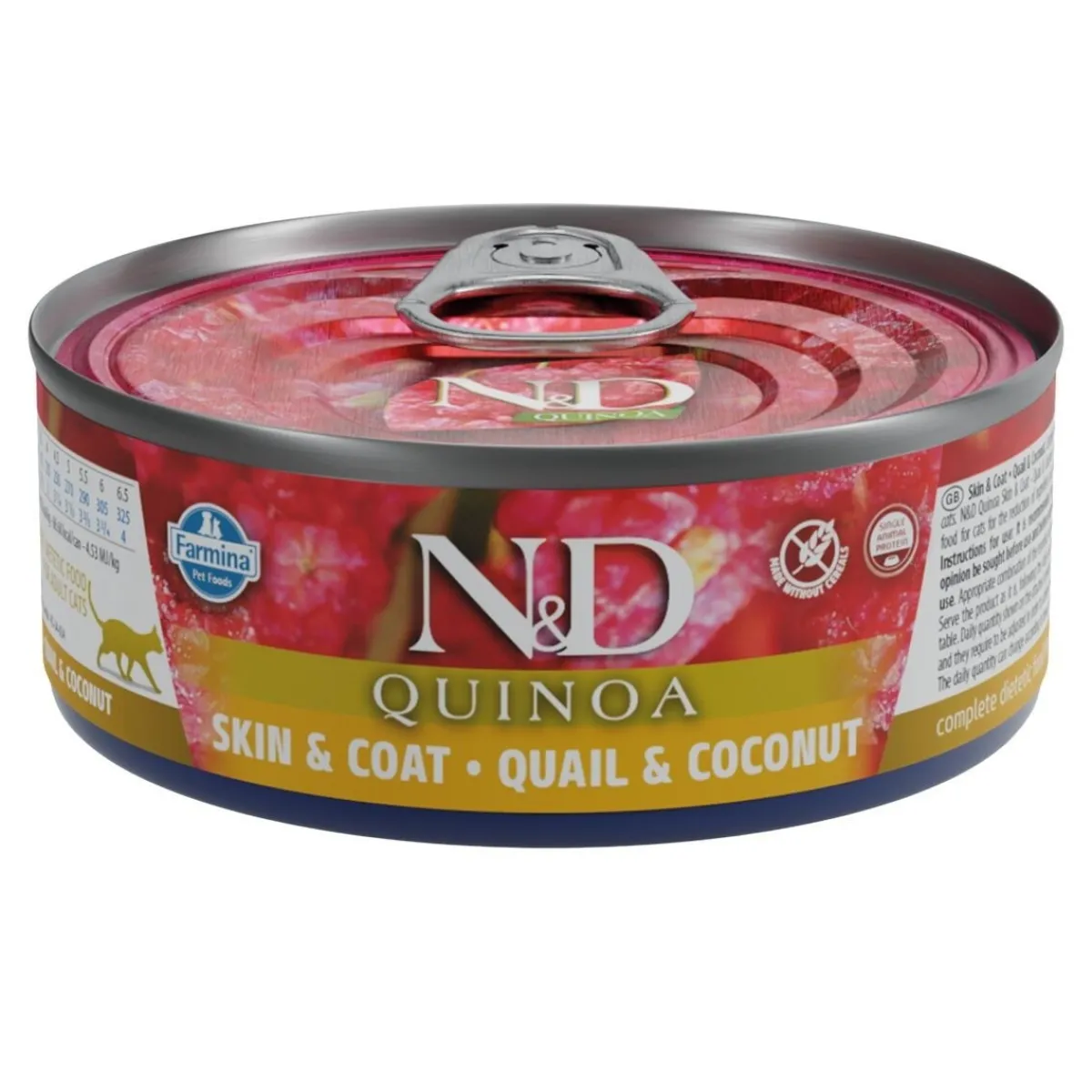 N&D Cat Quinoa Quail & Coconut 80 g>Farmina