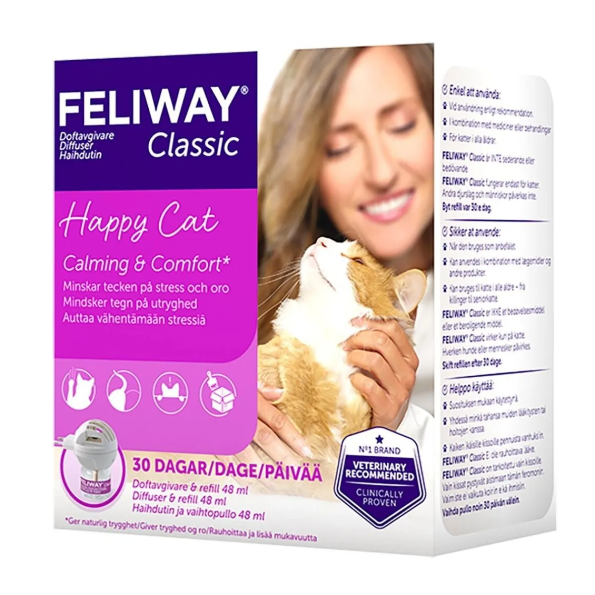 haihdutin ja liuos, 48 ml>Feliway