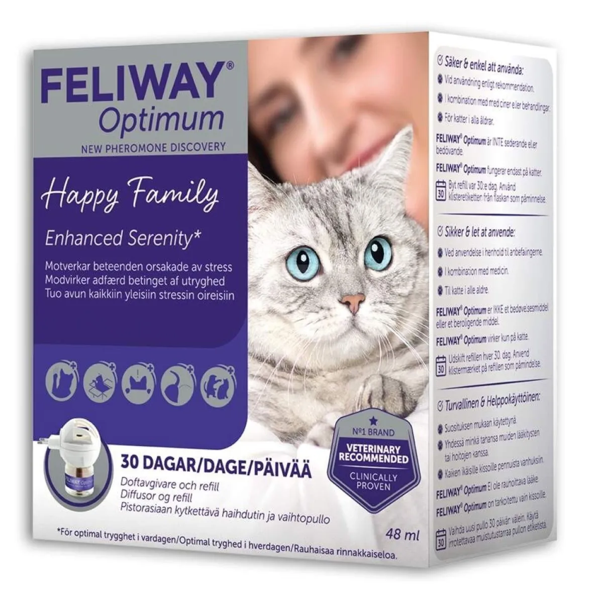 Optimum haihdutin + liuos>Feliway Online