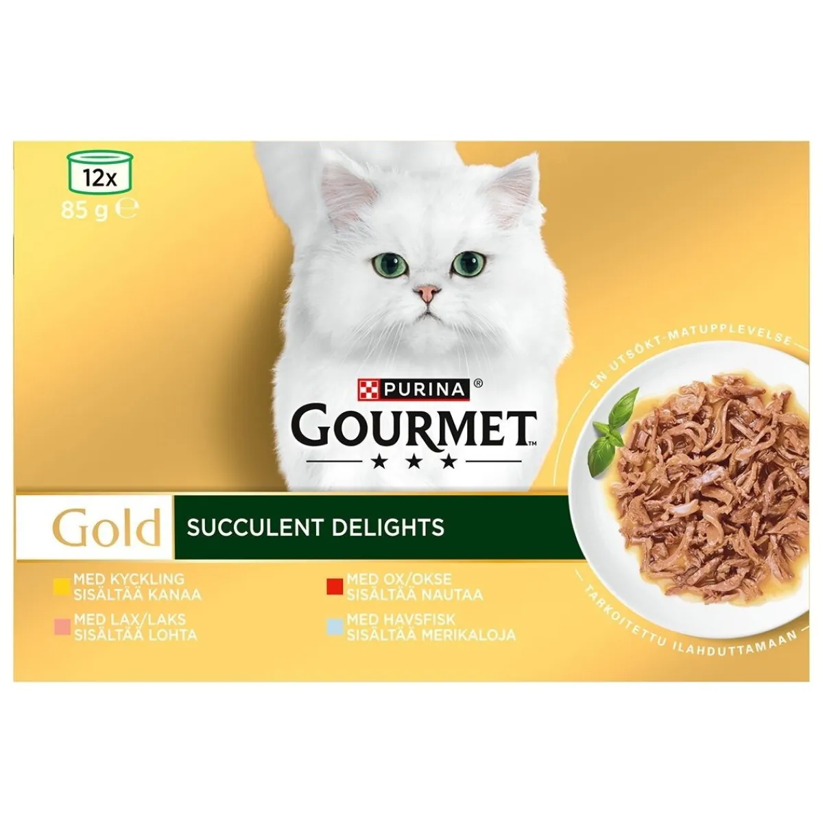 Gold Succulent Delights 12x85g>Gourmet Best