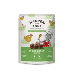Harper & Bone Cat Adult Meatballs Flavours of the Farm 85 g>Harper and Bone Clearance