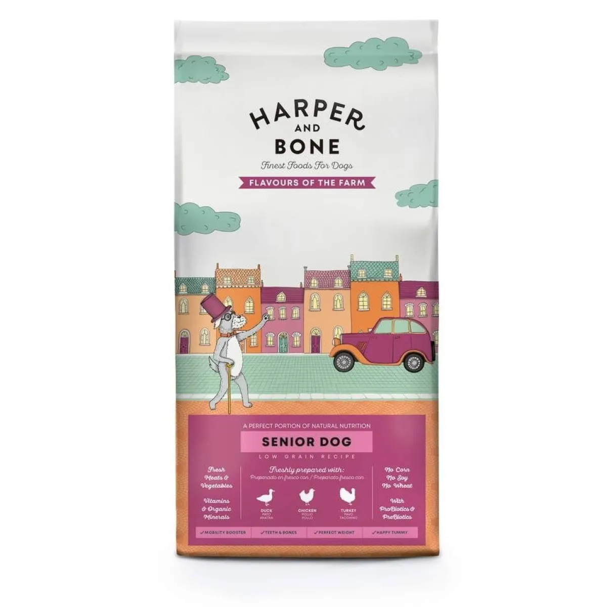 Harper & Bone Dog Senior/Light Flavours Farm>Harper and Bone Clearance