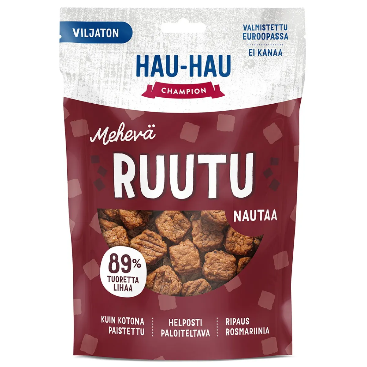 Hau-Hau Champion Mehevä Ruutu Nautaa 140g>Hau Hau Champion Discount