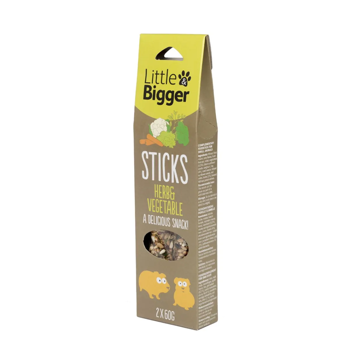 Herkkutikku L&B Herbs & Vegetables, 2 x 60 g>Little&Bigger
