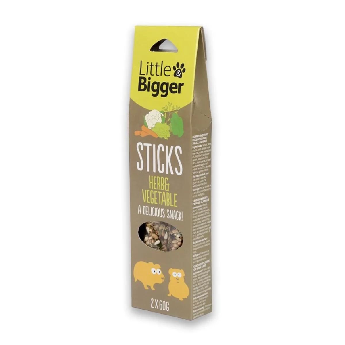 Herkkutikku L&B Herbs & Vegetables, 2 x 60 g>Little&Bigger