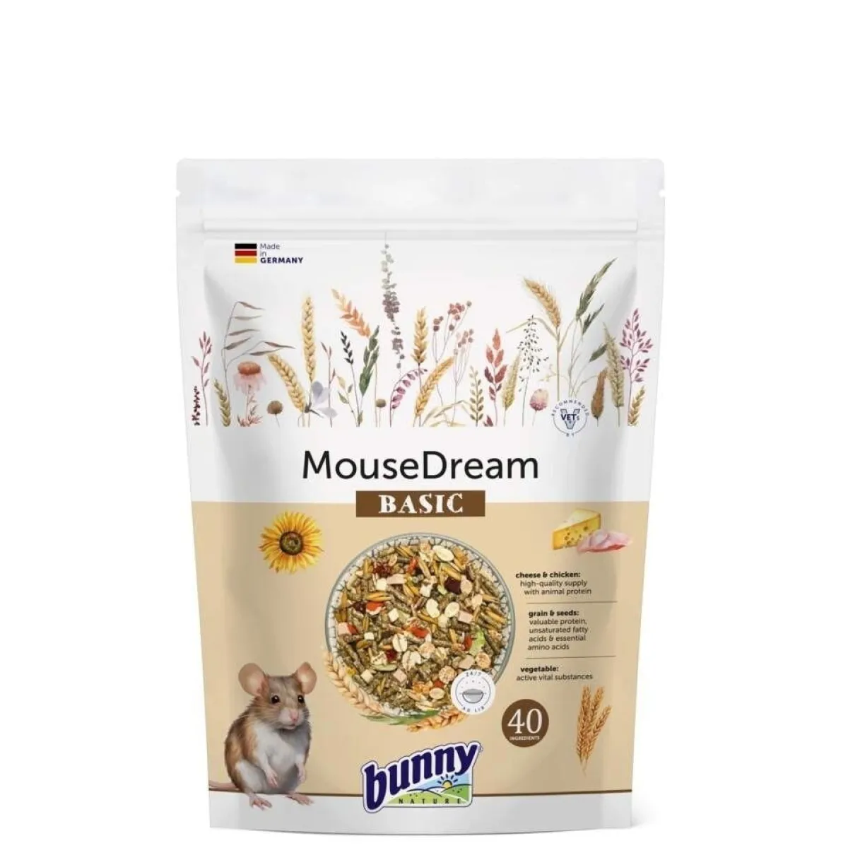 Hiiren ruoka Bunny MouseDream Basic 500g>Bunny Nature Sale