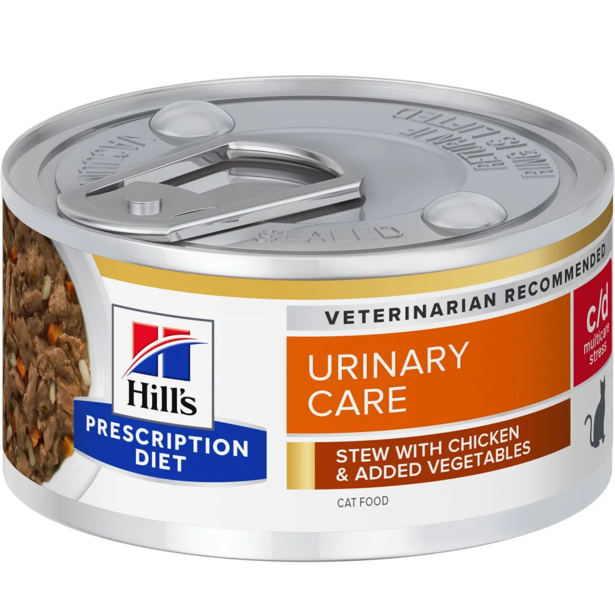 Hill's Diet Cat c/d Urinary Stress Stew Chicken&Vegetables 82g>Hill's Prescription Diet Outlet