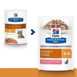 Hill's Feline k/d Salmon wet 12 x 85 g>Hill's Prescription Diet Hot