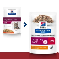 Hill's i/d Cat Chicken gravy 12x85g>Hill's Prescription Diet Hot