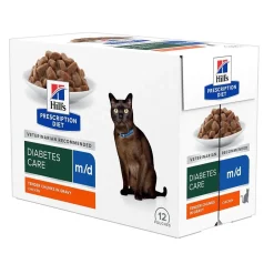 Feline m/d Diabetes Care 12x85 g>Hill's Prescription Diet Hot