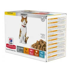 Science Plan Cat Adult Sterilised Chicken, Fish, Trout & Turkey 12x85 g>Hill's Hot