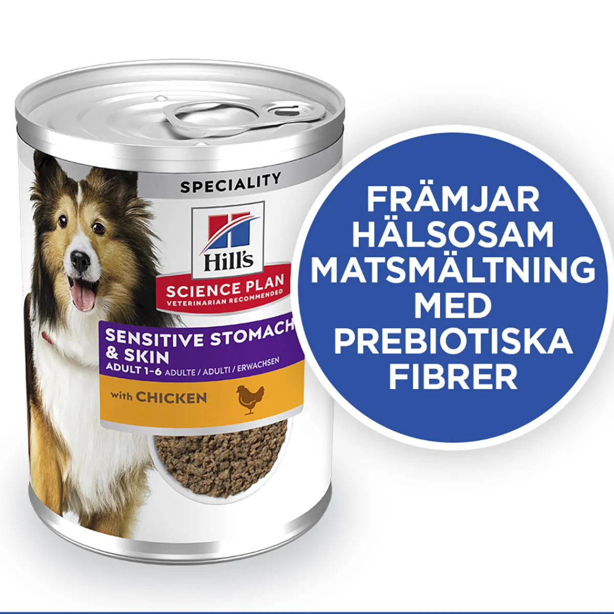 Science Plan Dog Sensitive Stomach & Skin Chicken & Vegetables 370g>Hill's Best