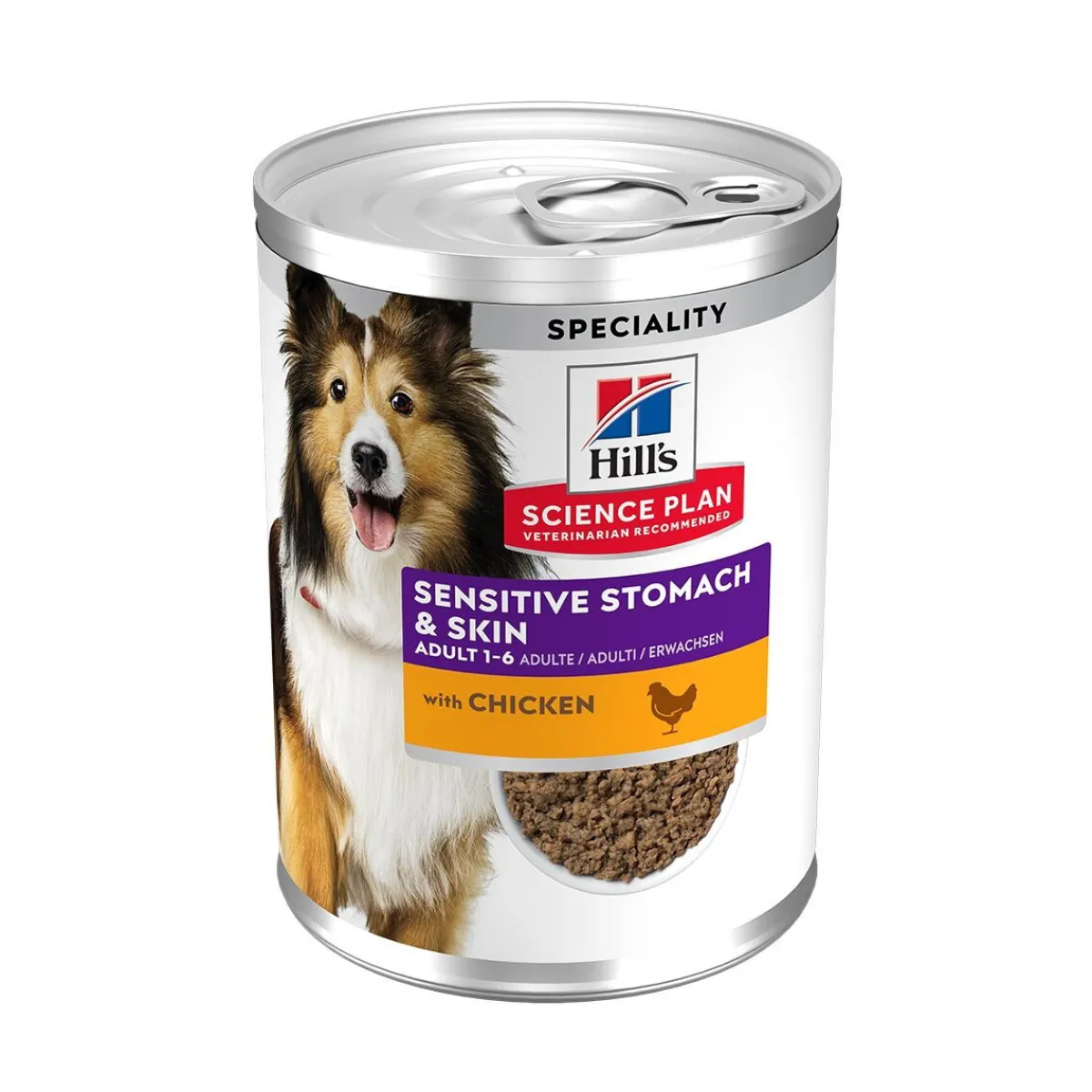 Science Plan Dog Sensitive Stomach & Skin Chicken & Vegetables 370g>Hill's Best