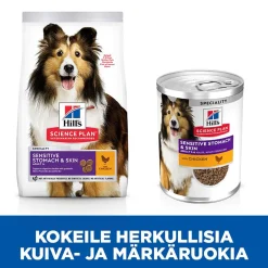 Science Plan Dog Sensitive Stomach & Skin Chicken & Vegetables 370g>Hill's Best