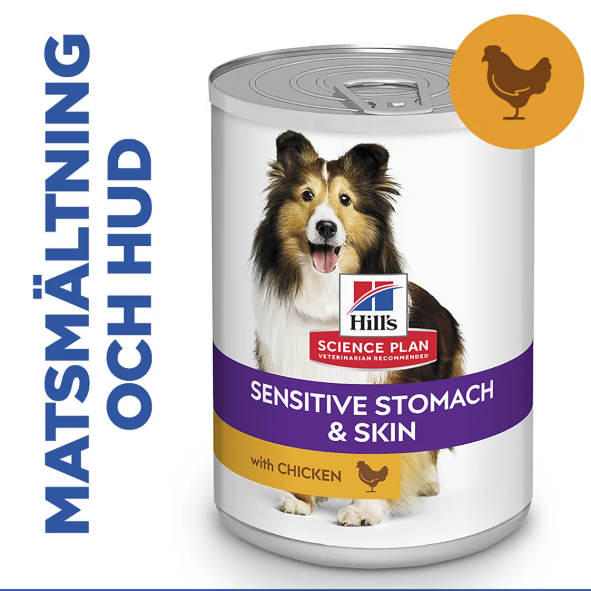Science Plan Dog Sensitive Stomach & Skin Chicken & Vegetables 370g>Hill's Best
