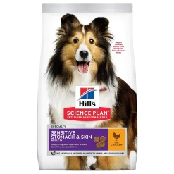  Science Plan Sensitive Stomach & Skin Medium Chicken 2 x 14kg>Hill's Discount