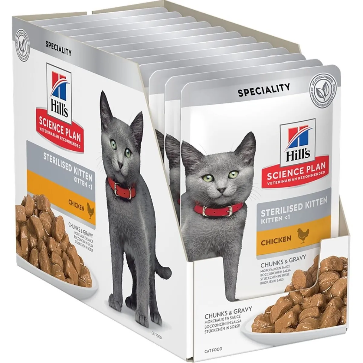 Science Plan Sterilised Kitten Kana 12 x 85 g>Hill's Hot