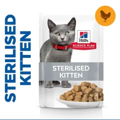 Science Plan Sterilised Kitten Kana 12 x 85 g>Hill's Hot