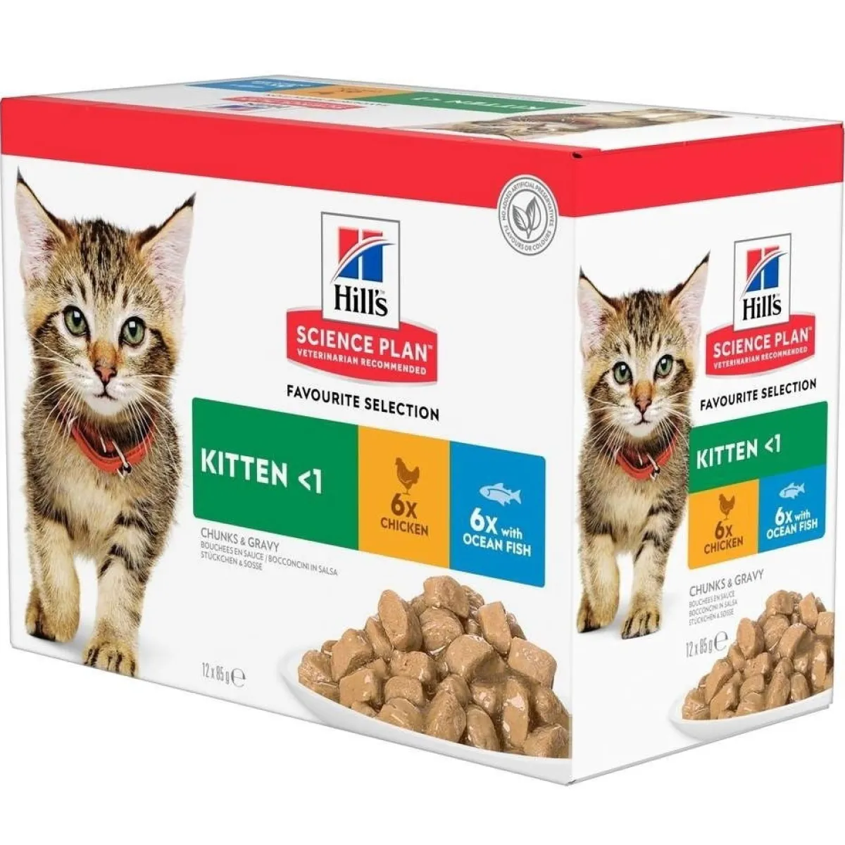 SP Feline Kitten Favourite Multipack 12 x 85 g>Hill's Clearance