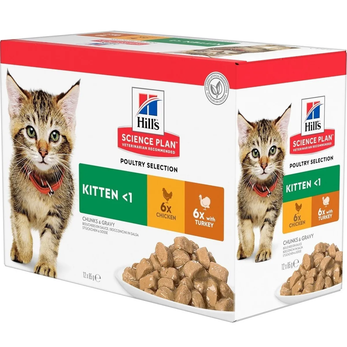 SP Feline Kitten Poultry Multipack 12x 85 g>Hill's Outlet