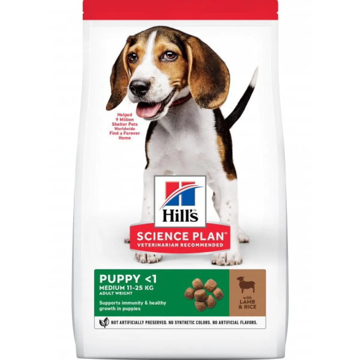 SP Puppy Medium Lamb & Rice>Hill's