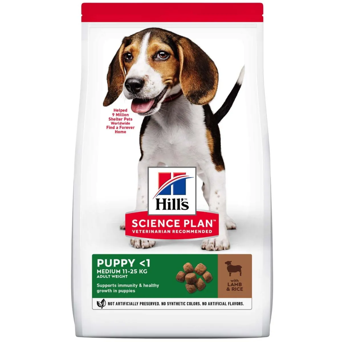 SP Puppy Medium Lamb & Rice>Hill's