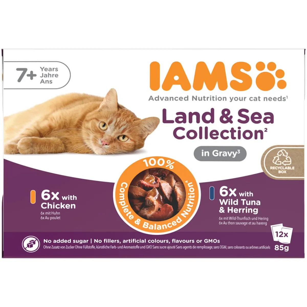 Advanced Nutrition Senior Gravy Multipack 12 x 85 g>Iams Hot