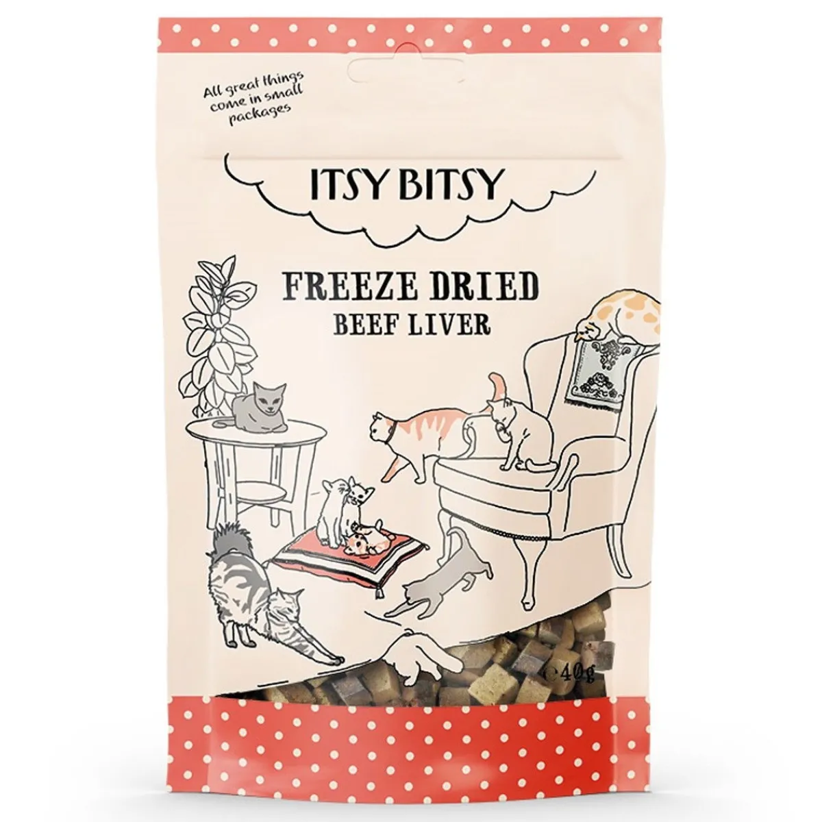 FD Naudanmaksa kissalle>ItsyBitsy Hot
