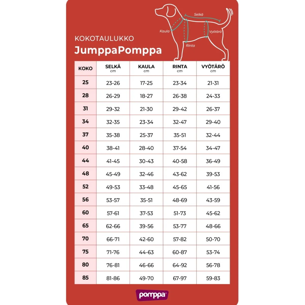 Jumppa paita, pinkki>Pomppa Discount