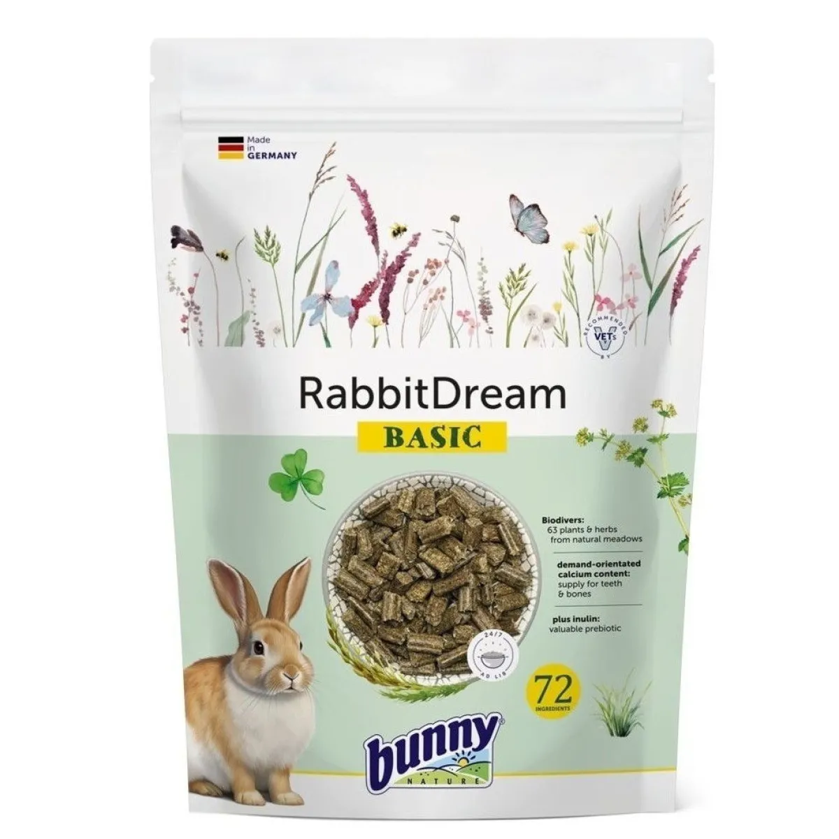 Kanin ruoka Bunny RabbitDream Basic>Bunny Nature Best