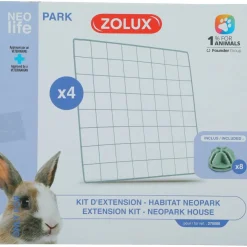 Kanin taikakuution lisäosat Nlife Habitat, metallia, 4 kpl>Zolux Best