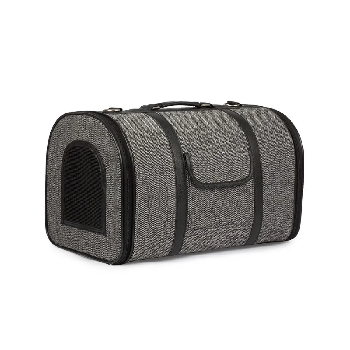 Kantokassi Herring Bone, harmaa>Basic Online