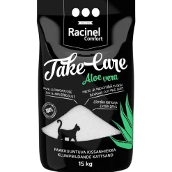 Kissanhiekka Take Care Aloe Vera, 15kg>Racinel Hot