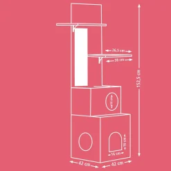 Kissan kiipeilypuu ulos Alex ECO>Kerbl Clearance