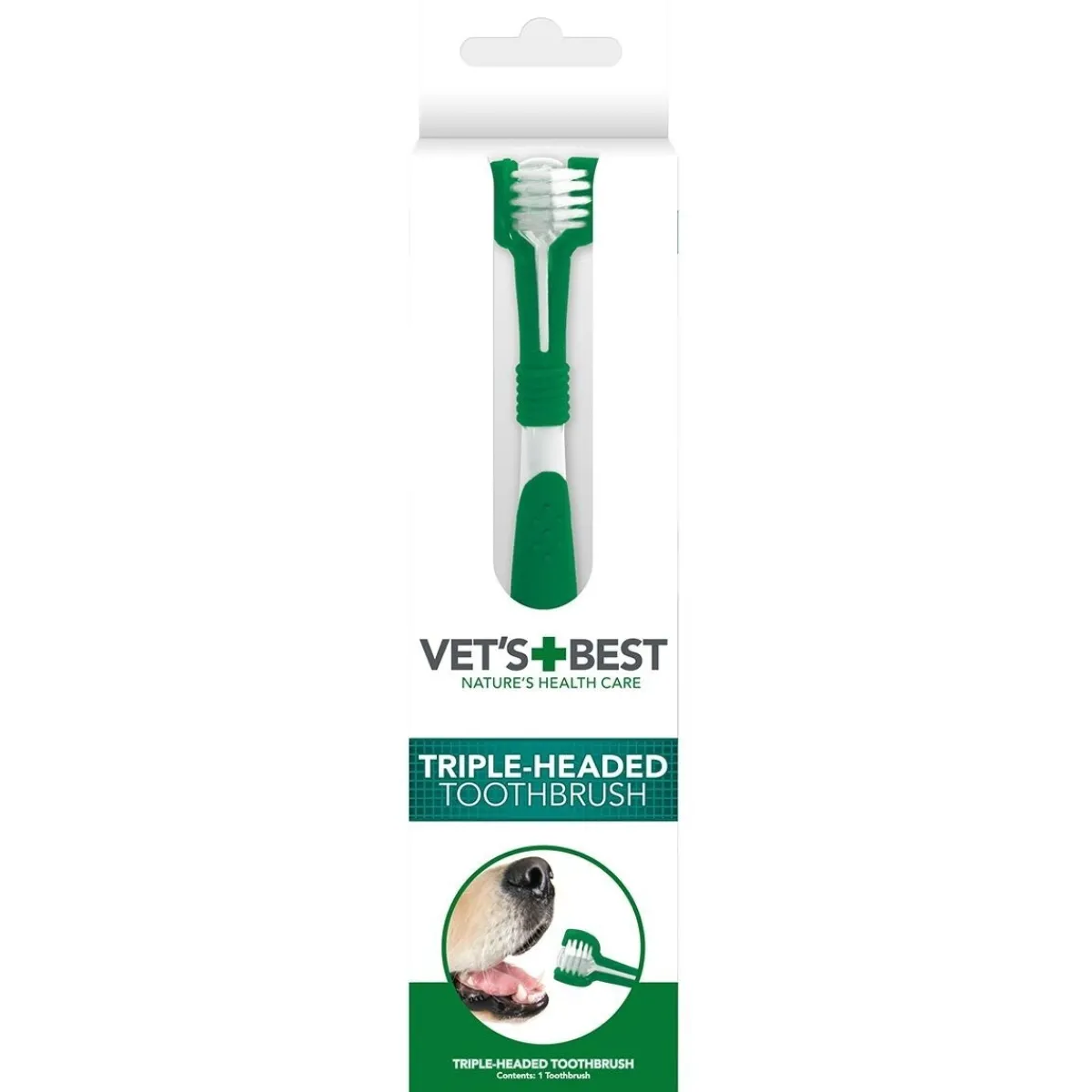 Koiran hammasharja Vet’s Best Triple-Headed>Vet's Best Discount