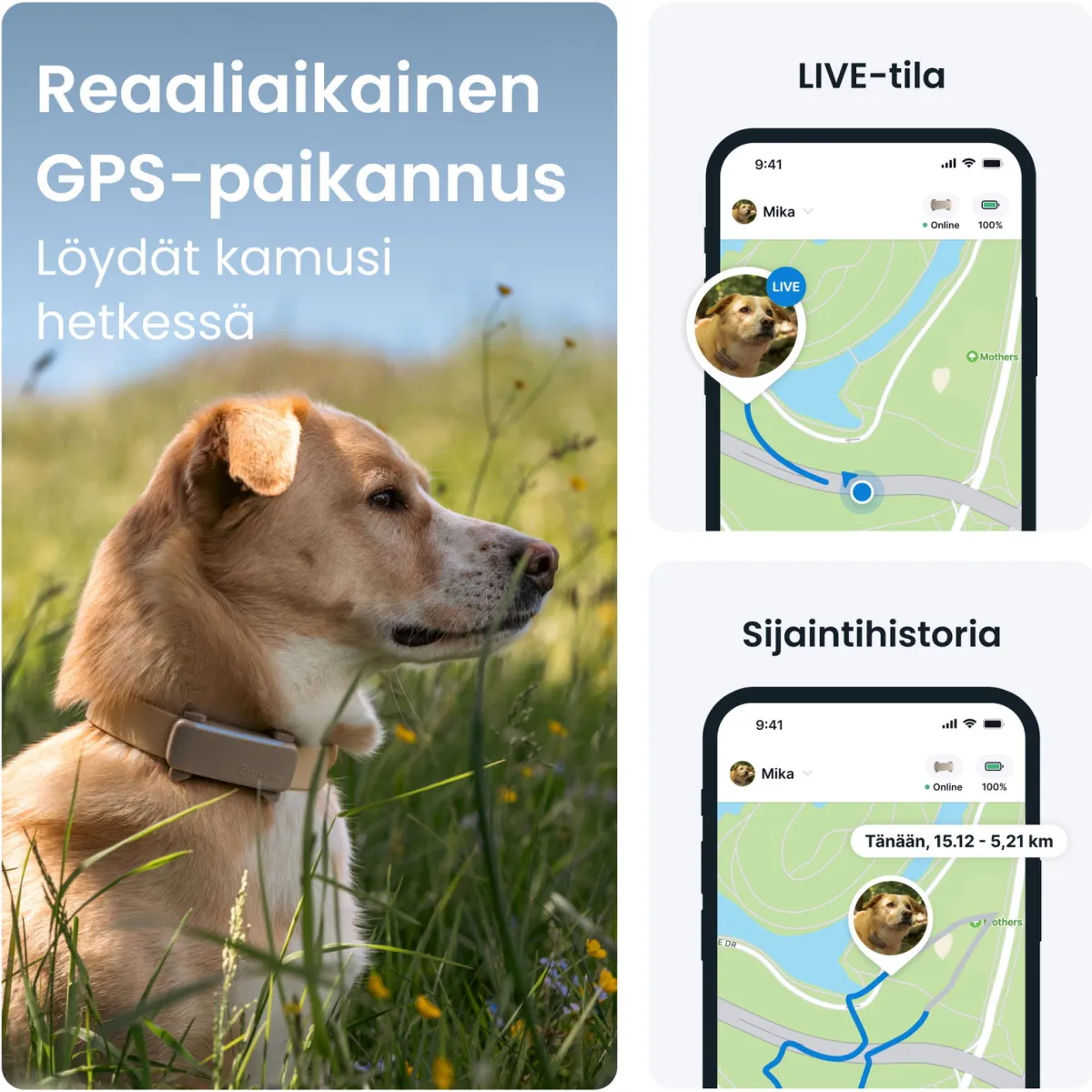 Koiran paikannin DOG 6>Tractive Outlet